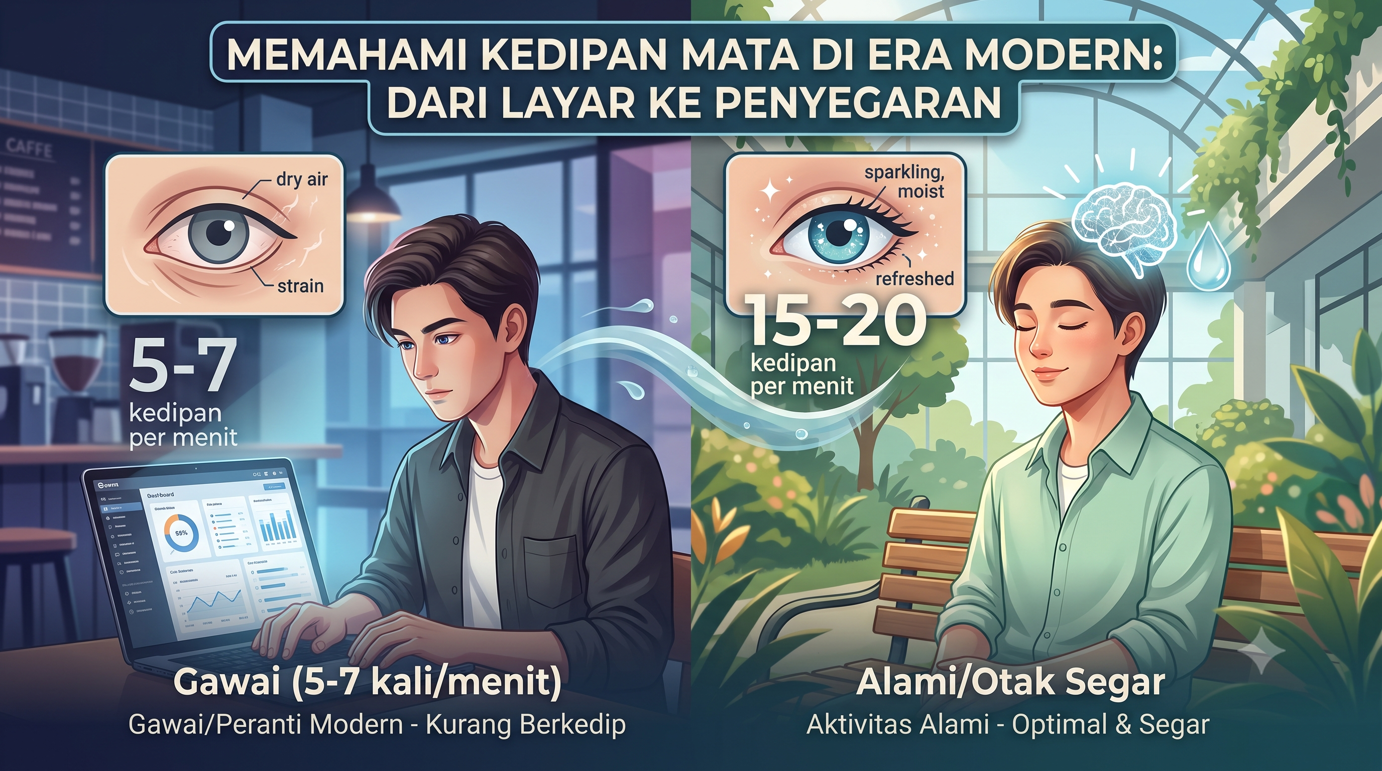 Tiga Jurus Ampuh Memulihkan Kerusakan Otak dan Mata akibat Layar Gawai
