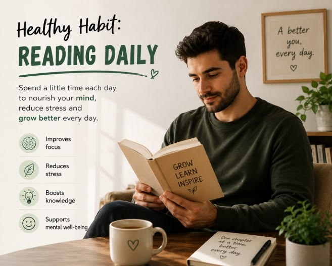 Membaca Setiap Hari - Investasi Sederhana untuk Kesehatan Mental dan Kecerdasan Optimal